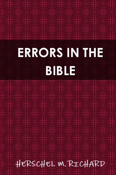ERRORS IN THE BIBLE
