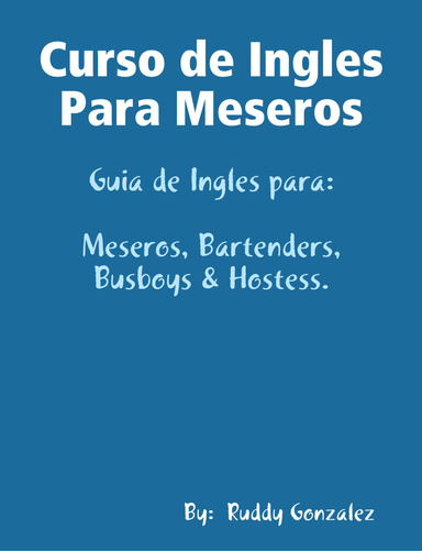 Curso de Ingles Para Meseros 2011