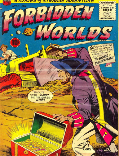 Comic book Forbidden Worlds 50