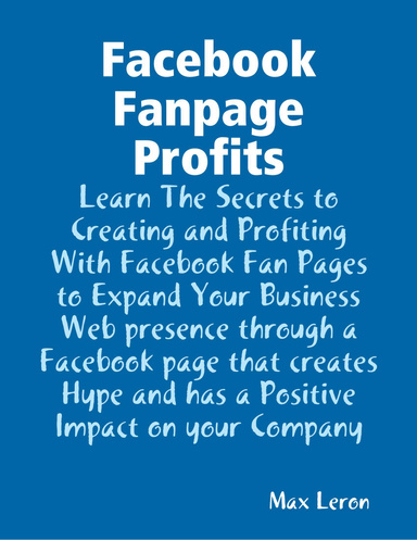 Facebook Fanpage Profits