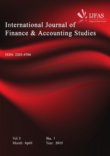 International Journal of Finance and Accounting Studies [Vol 3, No 1 (2015)]