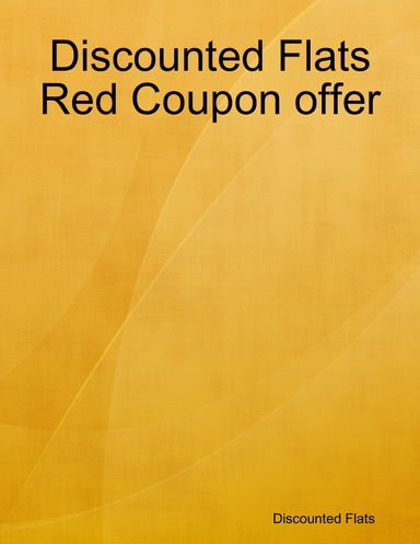Discounted Flats Red Coupon offer