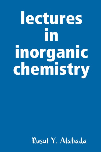 lectures in inorganic chemistry