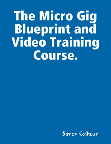 The Micro Gig Blueprint and Video Training Course.