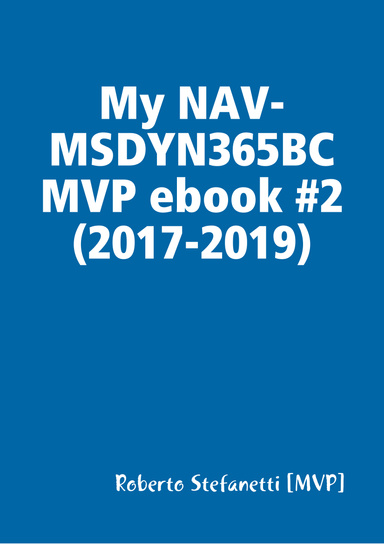 My NAV-MSDYN365BC MVP ebook #2 (2017-2019)