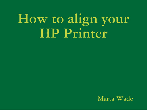 How to align your HP Printer
