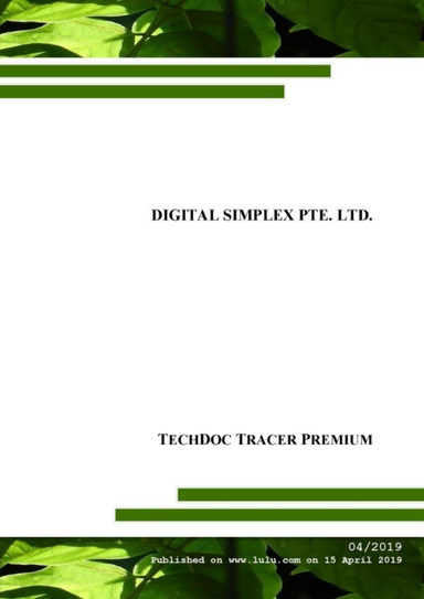 Tech Doc Tracer Premium 04/2019