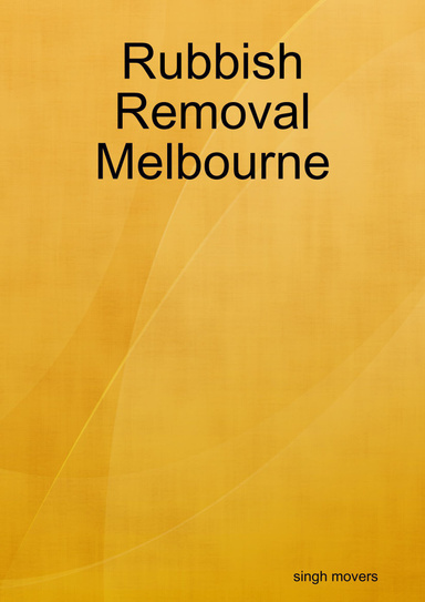 Rubbish Removal Melbourne