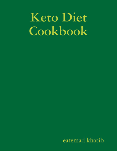 Keto Diet Cookbook