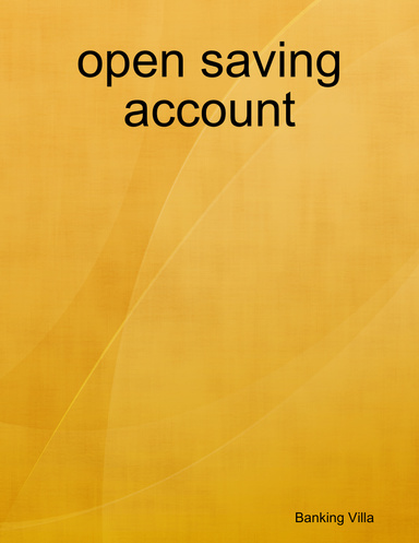 open saving account