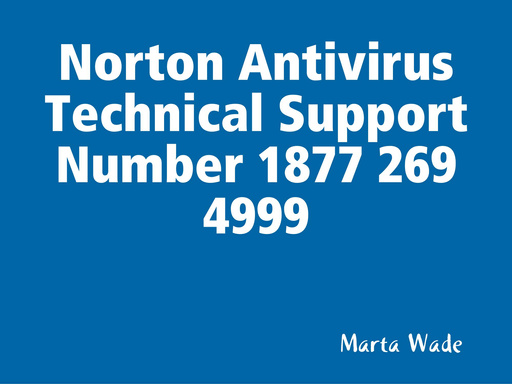 Norton Antivirus Technical Support Number 1877 269 4999