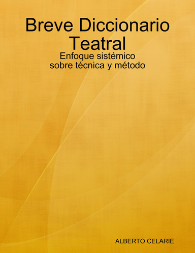 Breve Diccionario Teatral