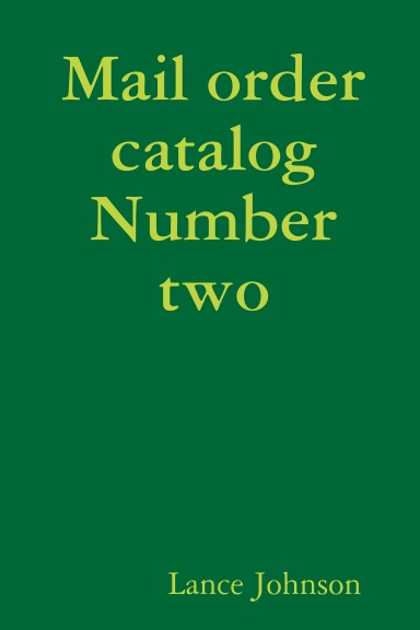 Mail order catalog Number two