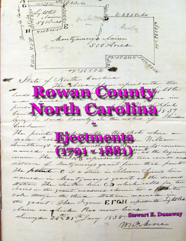 Rowan County, NC - Ejectments (1791-1881)