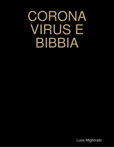 CORONA VIRUS E BIBBIA