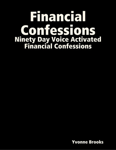 Financial Confessions