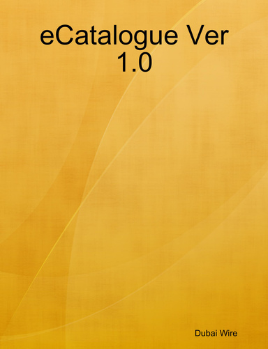 eCatalogue Ver 1.0