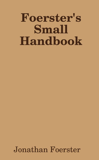 Foerster's Small Handbook