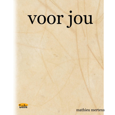 voor jou