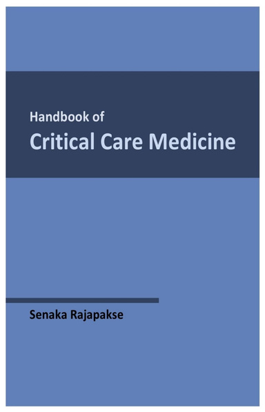 Handbook of Critical Care Medicine