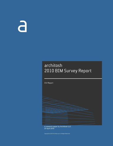 Architosh 2010 BIM ISV Report