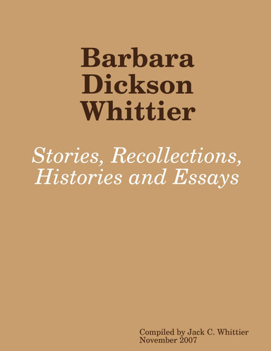 Barbara Dickson Whittier
