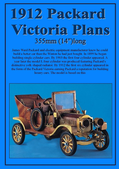 1912 Packard Victoria plans