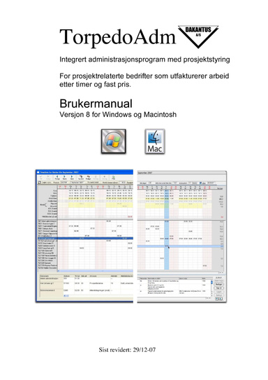 TorpedoAdm 8 manual