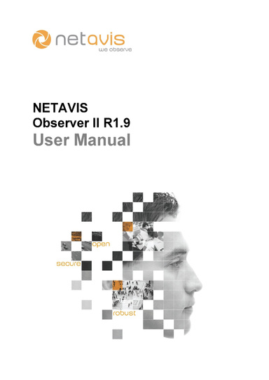 NETAVIS Observer II R1.9 User Manual