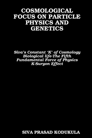 COSMOLOGICAL FOCUS ON PARTICLE PHYSICS AND GENETICS