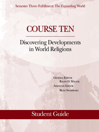 Discovering Developments in World Religions: Student Guide