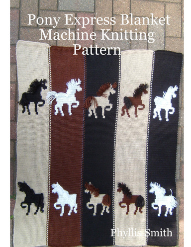 Pony Express Blanket Machine Knitting Pattern