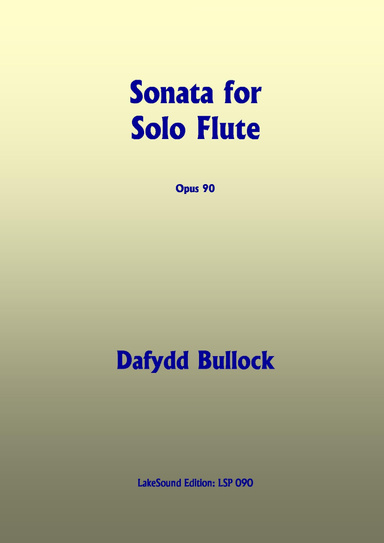 Sonata for Solo Flute, Opus 90