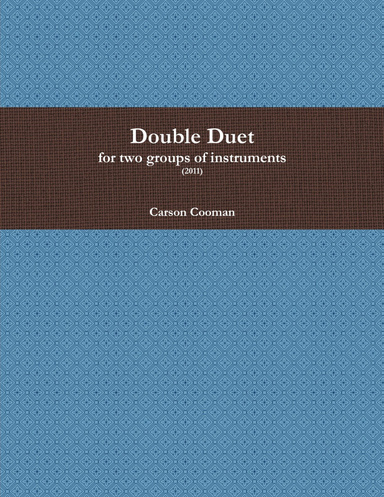 Double Duet score