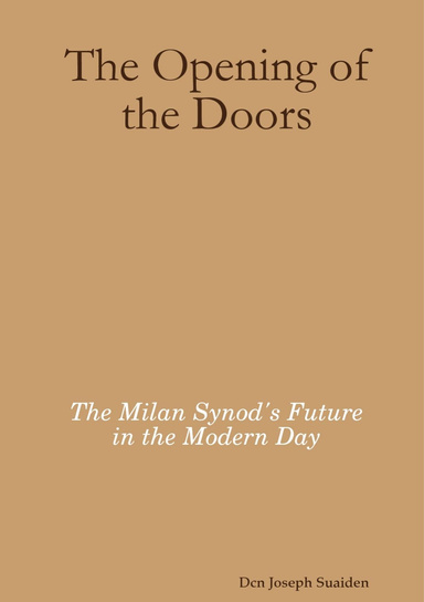The Opening of the Doors: The Milan Synod's Future in the Modern Day