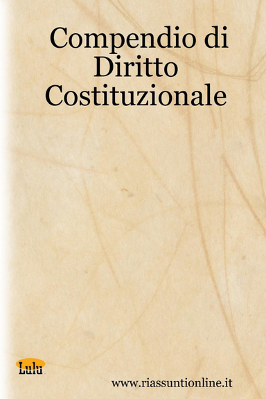 Compendio di Diritto Costituzionale
