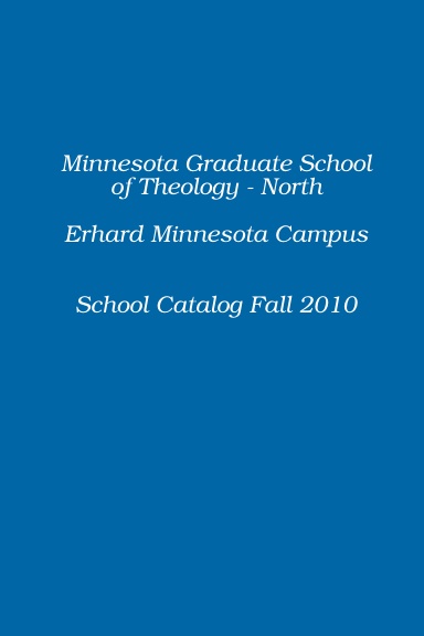 MNGST NORTH FALL 2010 CATALOG