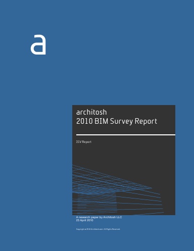 Architosh 2010 BIM ISV Report