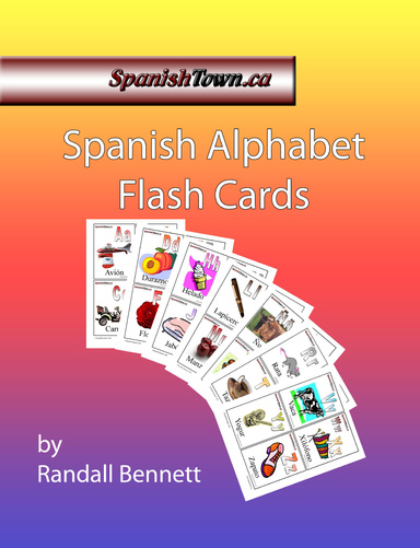 Spanish Alphabet Flash Cards