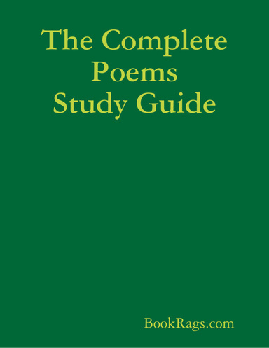 The Complete Poems Study Guide