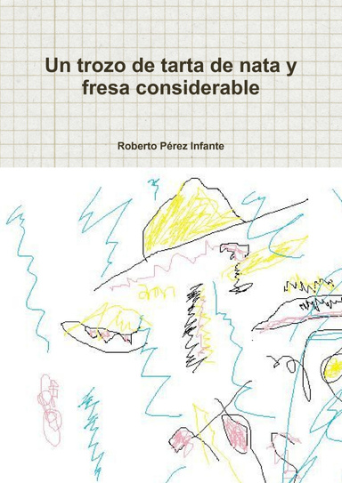Un trozo de tarta de nata y fresa considerable