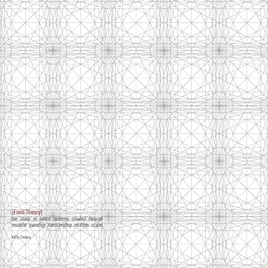 [Field Theory]  the study of lattice systems created through modular paneling transcending multiple scales