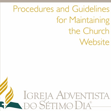 Procedures and Guidelines for Maintaining the Church Website