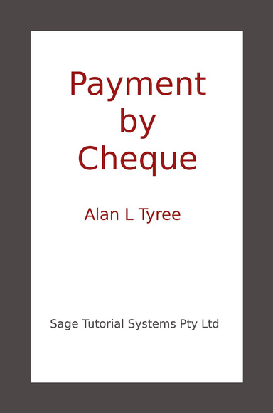Payment by Cheque
