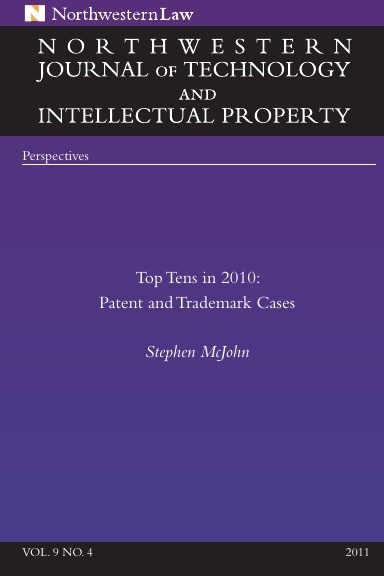 Northwestern Journal of Technology & Intellectual Property v9.4