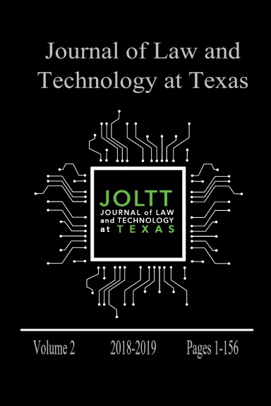 Journal of Law and Technology at Texas Volume 2