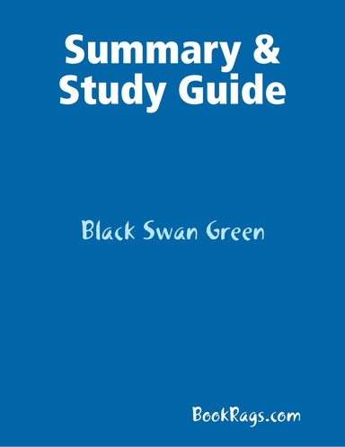 Summary & Study Guide: Black Swan Green