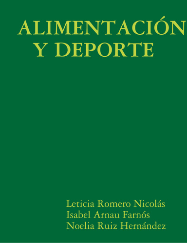 ALIMENTACIÓN Y DEPORTE