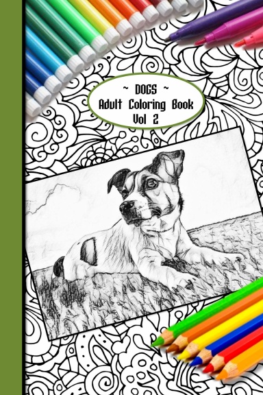 Dogs Vol 2 | Adult Coloring Book | ColourMeKind