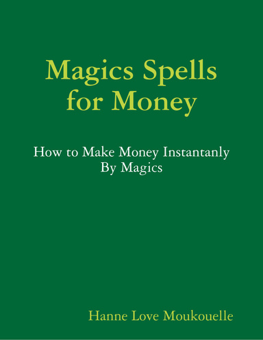 Magics Spells for Money
